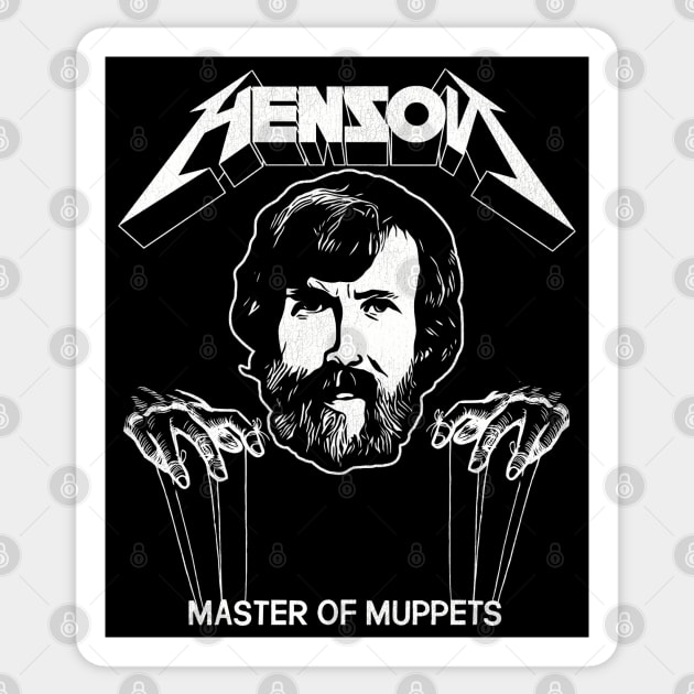 Master of Muppets Sticker by darklordpug